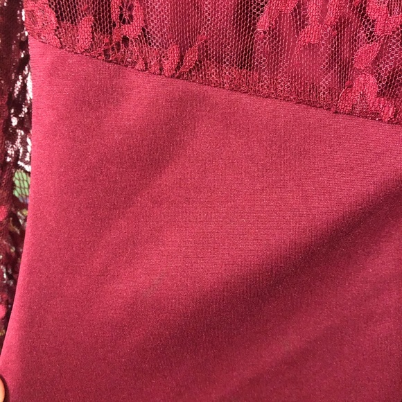Fashion nova burgundy dress Nwt - Picture 8 of 11